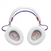 Ausinės JBL Quantum 650 — belaidės Bluetooth, USB-C, aplink ausis, galvos juostos, baltos, 20–20000 Hz