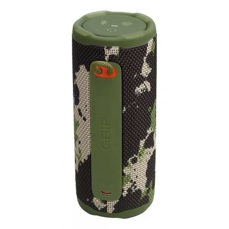 Mono nešiojama kolonėlė JBL Grip Mono Camouflage — 16 W, Bluetooth, 70–20 000 Hz