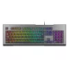 GENESIS Rhod 500 RGB klaviatūra, skirta žaidimams, USB, QWERTY, portugalų kalba, juoda, sidabrinė