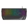 Žaidimų klaviatūra GENESIS Rhod 350 RGB — Viso dydžio 104 klavišų USB QWERTY ispaniška, juoda, RGB apšvietimas, riešo atrama