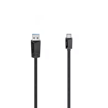 USB laidas Hama 00200657 1m USB A USB C USB 3.2 Gen 2 10 Gbit/s Juoda