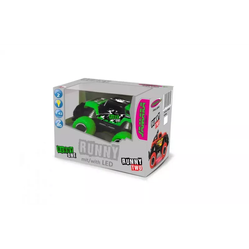 Monster truck Jamara Runny One radijo bangomis valdomas RC modelis 1:43