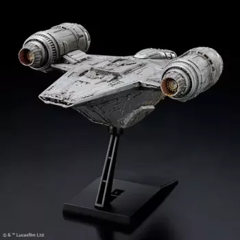 Plastikinis modelis REVELL Razor Crest mastelis 1:144 — Star Wars bandai rinkinys, plastikinis surinkimo modelio rinkinys