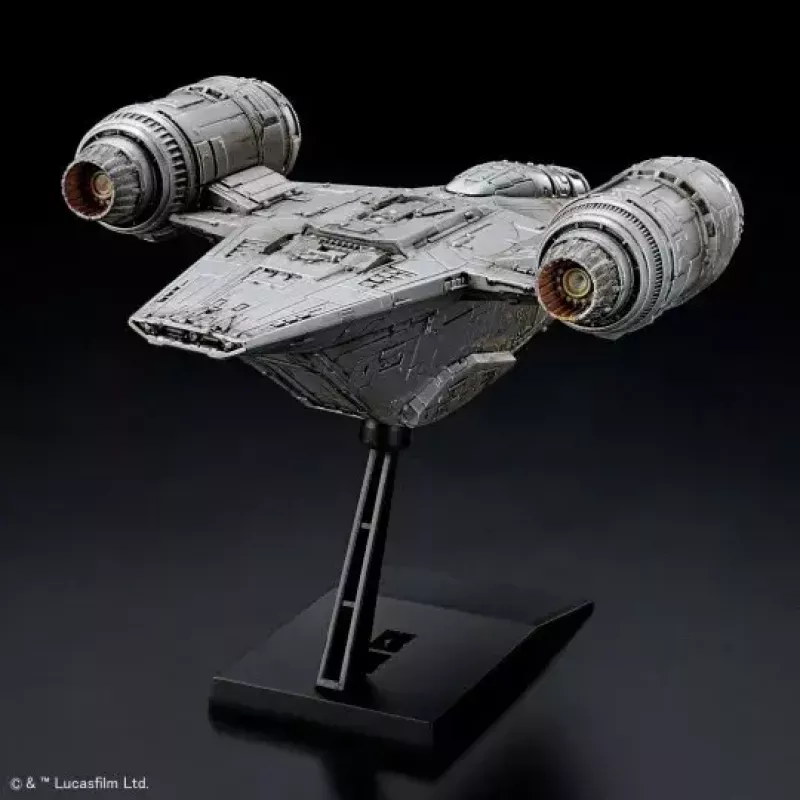Plastikinis modelis REVELL Razor Crest mastelis 1:144 — Star Wars bandai rinkinys, plastikinis surinkimo modelio rinkinys