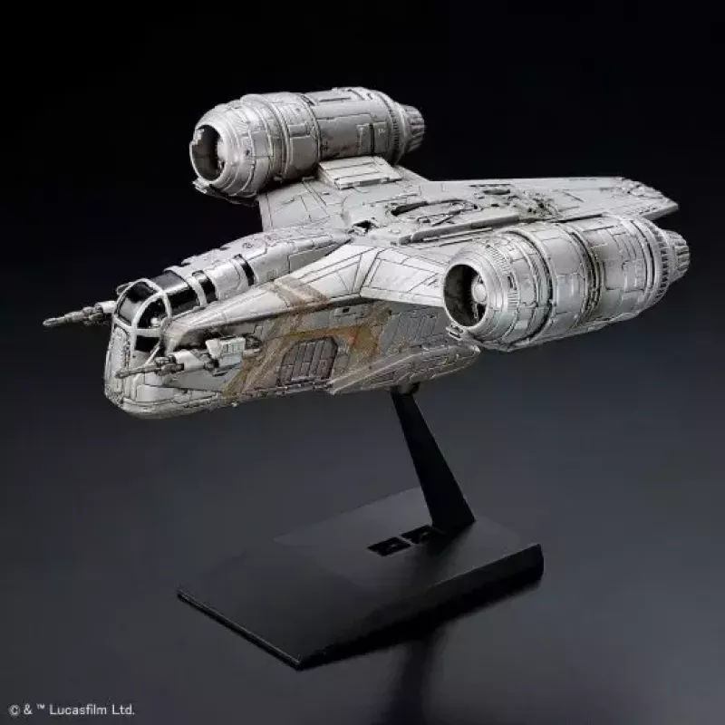 Plastikinis modelis REVELL Razor Crest mastelis 1:144 — Star Wars bandai rinkinys, plastikinis surinkimo modelio rinkinys