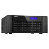 NAS bokštinis QNAP TS-h1290FX — EPYC 7302P 3.0 GHz, 128 GB DDR4, 12 lizdų, QuTS hero, juoda
