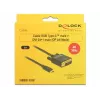 USB-C į DVI adapterio kabelis DeLOCK 3m 85322