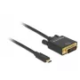 USB-C į DVI adapterio kabelis DeLOCK 3m 85322