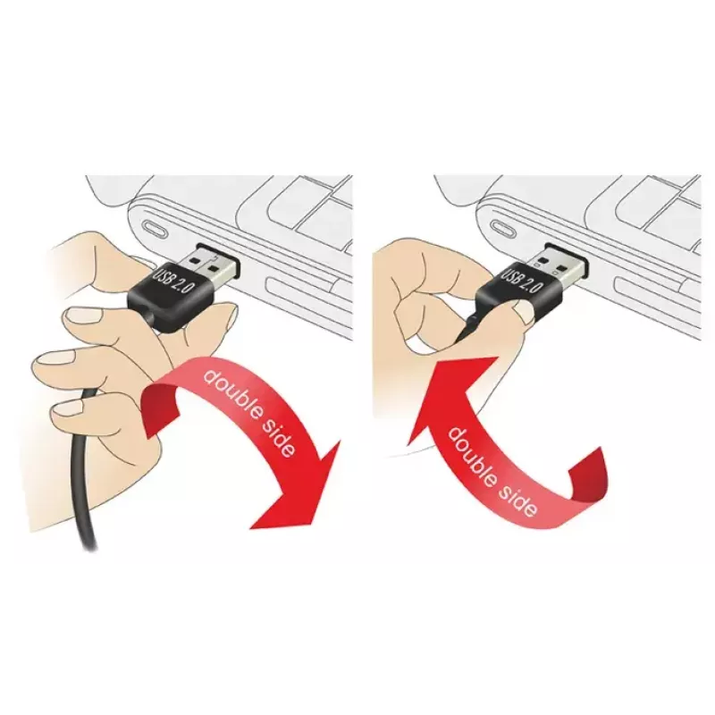 USB laidas DeLOCK 2m USB 2.0 A - micro-B m/m