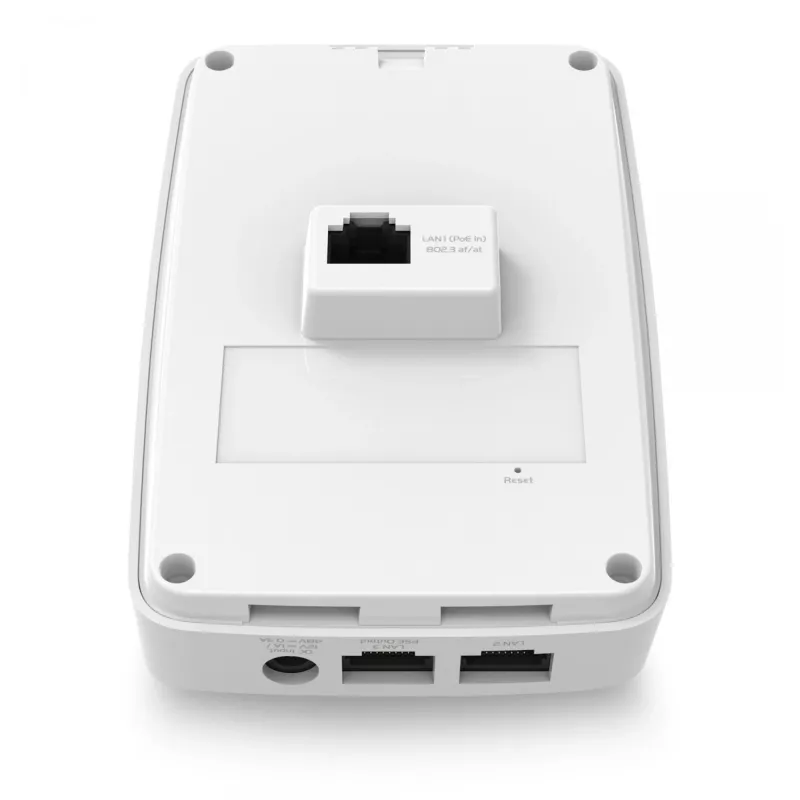 EnGenius Cloud valdomas AP sieninis prieigos taškas 11ax Wi-Fi6 400+867 Mbit/s 2T2R GbE PoE.af 2x4 ir 2x 5 dBi