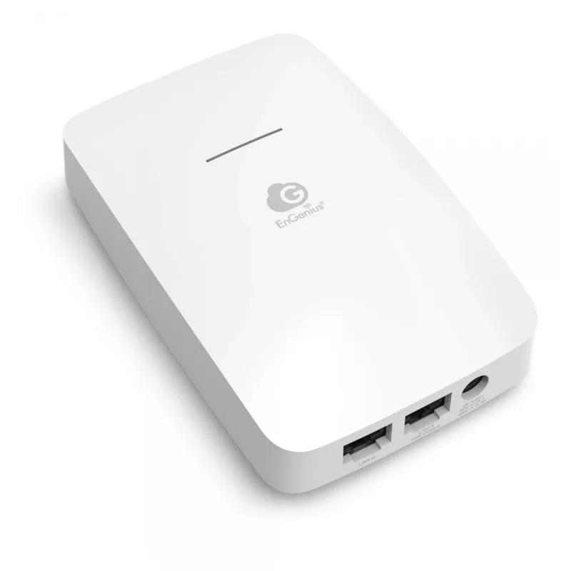 EnGenius Cloud valdomas AP sieninis prieigos taškas 11ax Wi-Fi6 400+867 Mbit/s 2T2R GbE PoE.af 2x4 ir 2x 5 dBi