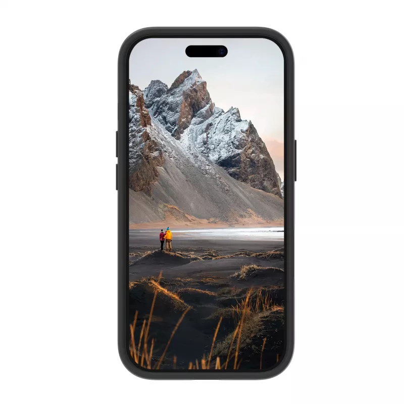 Apsauginis dėklas dbramante1928 Iceland Ultra D3O MS Kick, skirtas iPhone 17e/16e/15/14/13, 6,1 colio (15,5 cm), juodas