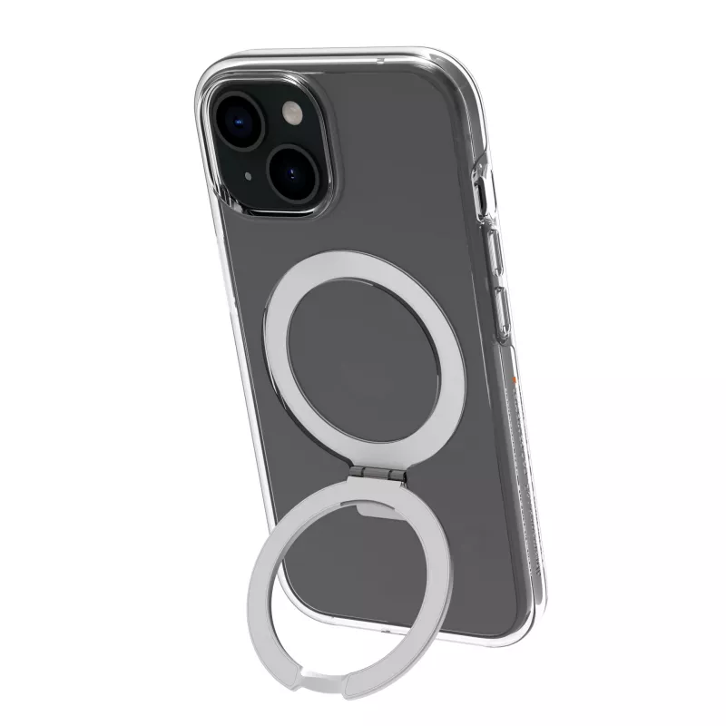 Galinis dangtelis dbramante1928 Iceland Ultra, skirtas Apple iPhone 15, su stovu, suderinamas su MagSafe