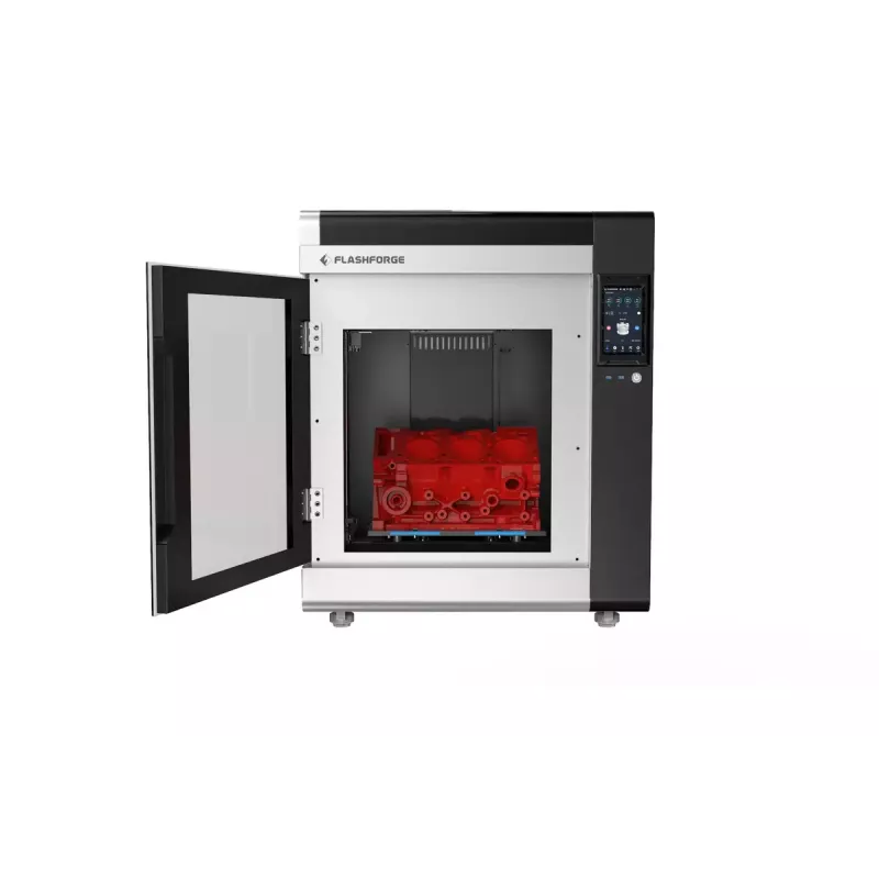 3D spausdintuvas Flashforge Creator 4A — spausdinimo tūris 400×350×500 mm, 1,75 mm siūlas, maks. platformos temperatūra 120 °C, Wi‑Fi