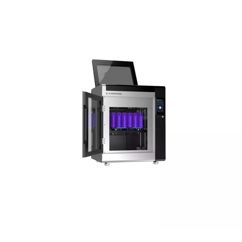 3D spausdintuvas Flashforge Creator 4A — spausdinimo tūris 400×350×500 mm, 1,75 mm siūlas, maks. platformos temperatūra 120 °C, Wi‑Fi