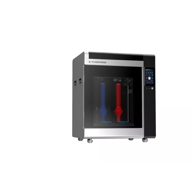 3D spausdintuvas Flashforge Creator 4A — spausdinimo tūris 400×350×500 mm, 1,75 mm siūlas, maks. platformos temperatūra 120 °C, Wi‑Fi