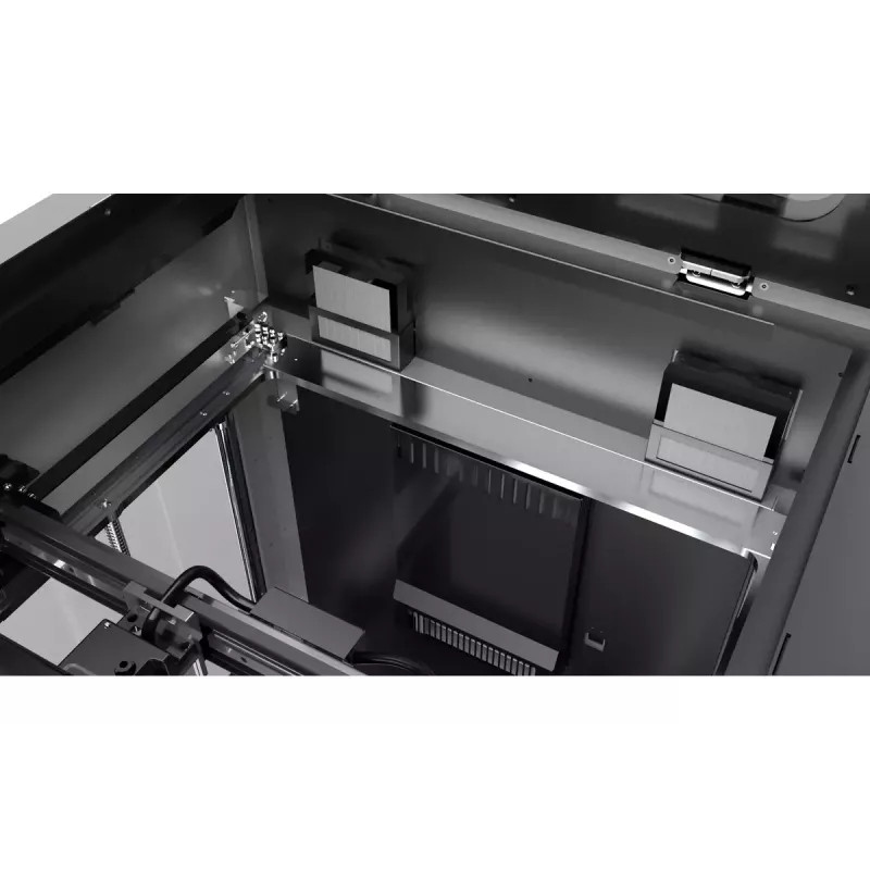 3D spausdintuvas Flashforge Creator 4A — spausdinimo tūris 400×350×500 mm, 1,75 mm siūlas, maks. platformos temperatūra 120 °C, Wi‑Fi