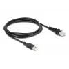 DeLOCK USB brūkšninio kodo skaitytuvas 1D ir 2D laidinis stacionariam montavimui