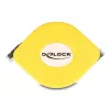 DeLOCK RJ45 ištraukiamas laidas Cat.6A STP 1,5 m juodas geltonas