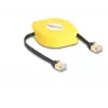 DeLOCK RJ45 ištraukiamas laidas Cat.6A STP 1,5 m juodas geltonas