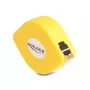 DeLOCK RJ45 ištraukiamas laidas Cat.6A STP 1,5 m juodas geltonas