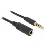 Garso kabelis DeLOCK 84669 5 m 3,5 mm juodas