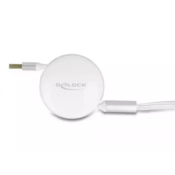 DeLOCK USB 3 in 1 ištraukiamas įkrovimo laidas Type-A į Micro USB / 2 x USB Type-C greitasis įkrovimas 1,13 m