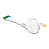 DeLOCK USB 3 in 1 ištraukiamas įkrovimo laidas Type-A į Micro USB / 2 x USB Type-C greitasis įkrovimas 1,13 m