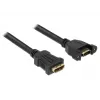 HDMI laidas DeLOCK 0,25 m 2xHDMI