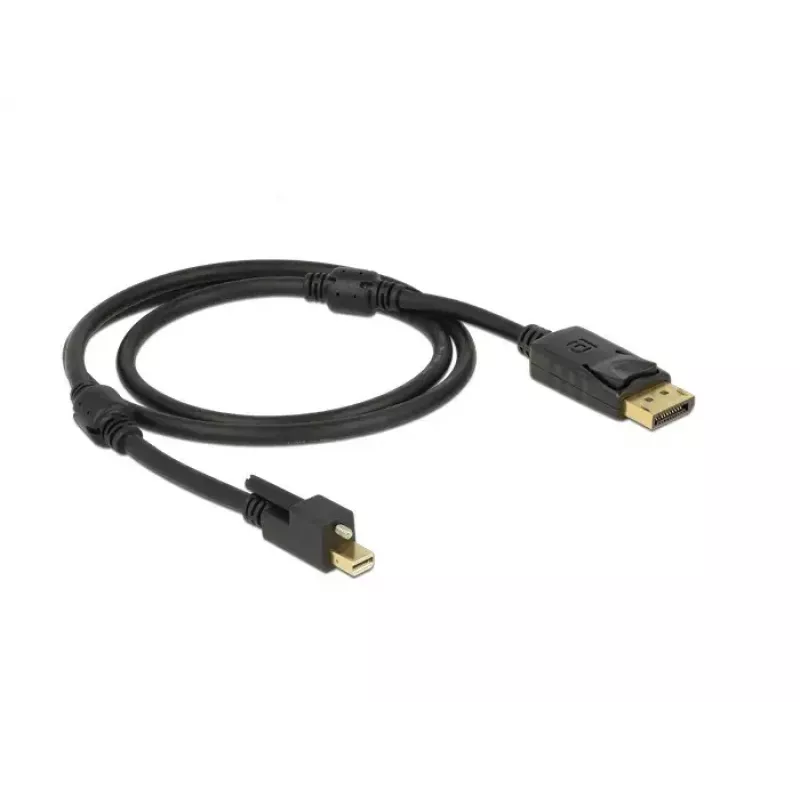 DisplayPort laidas DeLOCK 83721 Mini DisplayPort 1 m juodas
