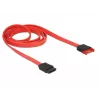 SATA laidas DeLOCK 83956 1 m SATA 7-pin juoda raudona