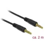 Garso kabelis DeLOCK 85697 2 m 3,5 mm juodas