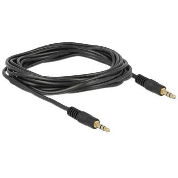 Audio laidas DeLOCK 3m 3,5 mm kištukas/kištukas juodas