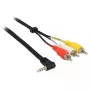 Garo kabelis DeLOCK 84724 1.5m 3.5mm 3 x RCA juodas