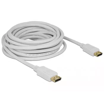 DisplayPort laidas DeLOCK 84861 7 m Baltas