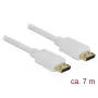 DisplayPort laidas DeLOCK 84861 7 m Baltas