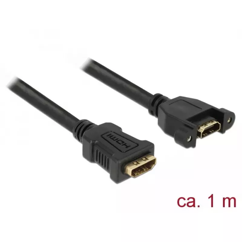 HDMI kabelis DeLOCK 85466 1 m HDMI Type A standartinis juodas