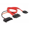 SATA laidas DeLOCK 0,3 m raudonas