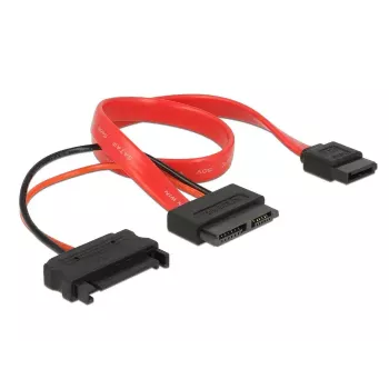 SATA laidas DeLOCK 0,3 m raudonas