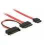 SATA laidas DeLOCK 0,3 m raudonas