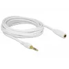 Audio kabelis DeLOCK 85591 5 m 3,5 mm baltas
