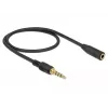 Audio kabelis DeLOCK 85627 0,5 m 3,5 mm juoda