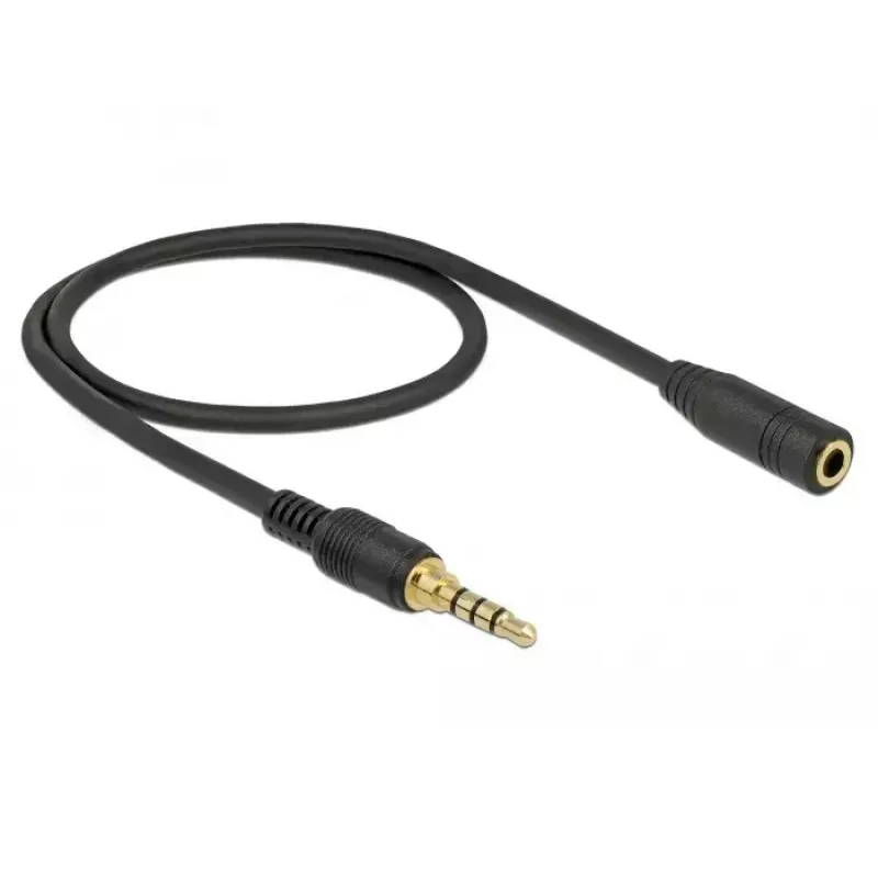 Audio kabelis DeLOCK 85627 0,5 m 3,5 mm juoda