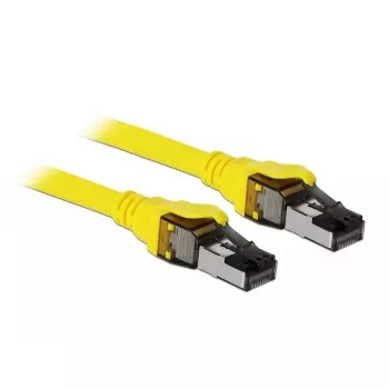 Tinklo kabelis DeLOCK 86581 RJ-45 Cat8.1 1m geltonas