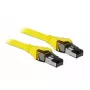 Tinklo kabelis DeLOCK 86581 RJ-45 Cat8.1 1m geltonas