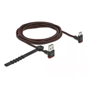 USB 2.0 laidas DeLOCK EASY-USB 85278 Type-A į Type-C kištukas 2 m juodas