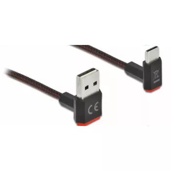USB 2.0 laidas DeLOCK EASY-USB 85278 Type-A į Type-C kištukas 2 m juodas