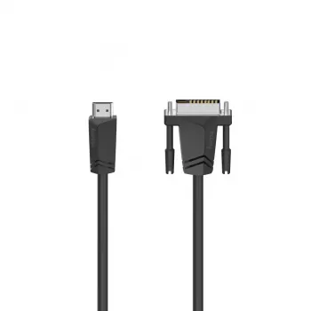 Hama 00205018 vaizdo kabelio adapteris 1,5 m HDMI Type A (Standard) DVI-D juodas