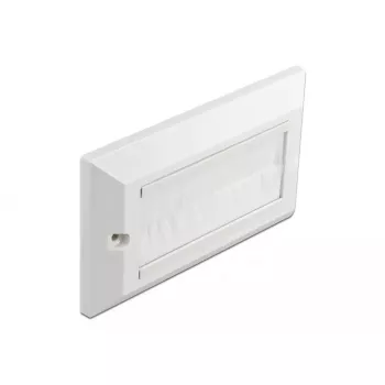 Sieninė plokštelė DeLOCK 66496 balta