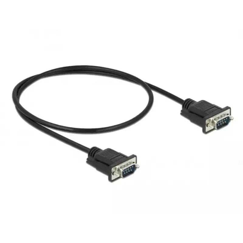 SAS kabelis DeLOCK 86612 0,5 m juodas